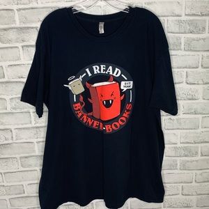 I READ BANNED BOOKS Graphic Tee XXL